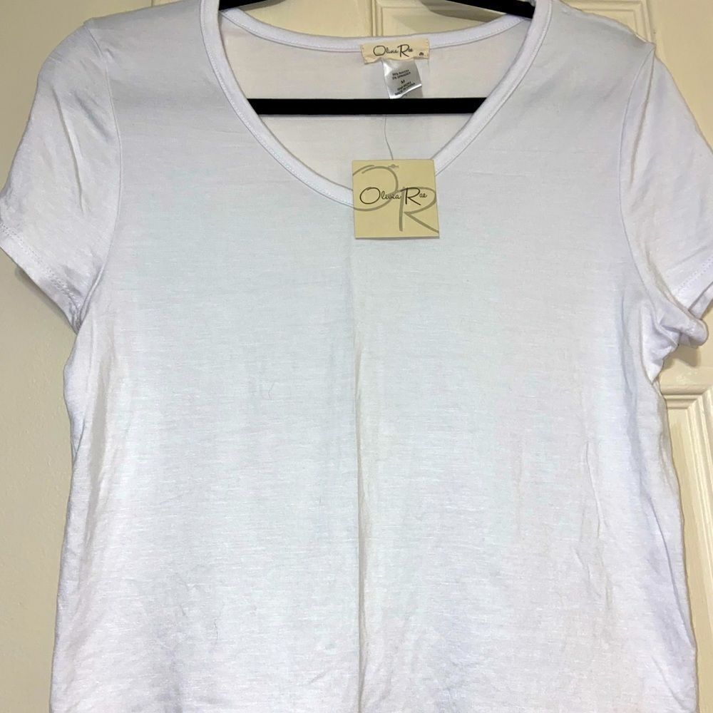 NWT tag white crop top